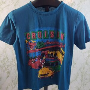 SHEIN Cruisin American Style Tee